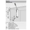 Aventos HK-XS lift mechanism for TIP-ON System, (one-sided lift mechanism)