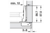 Concealed Cup Hinge, 94 Refrigerator Standard, Full Overlay, Hfele Metalla