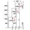 Exposed Axle Hinge 270/240 with 5 mm Exposed Axle for 10/13 mm side wall thickness