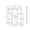 Cupboard Door Hinge Repair Plate with Fixing Screws