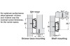 Mounting Brackets for Accuride 3832 / 3732 / 2132  Drawer Runners