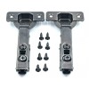 Metalla 110 Concealed Cup Hinge with Inline Mounting Plate Set