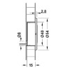 LED Sensor Light 12 V,  54 mm for Recess Mounting, Loox5 LED 2028