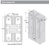 Cabinet SOSS Hinge Concealed Mortice  Various Models