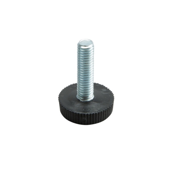 Round Adjustable Leveling Furniture Feet M8 x 17 mm