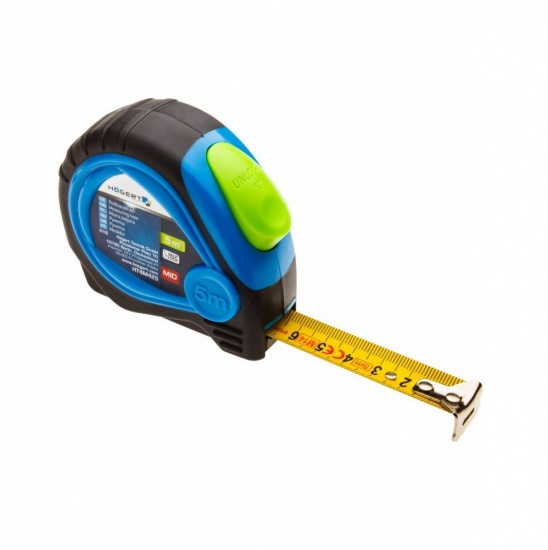 Tape Measure 5 m x 19mm / MID Certified / Teflon Coated Blade