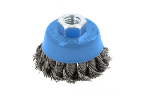 Disc Cup Brush 65 mm, M14, Steel Wire 0.5 mm