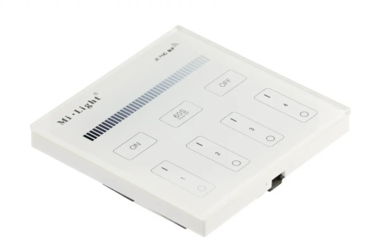 Mono 4-zone Touch Panel Remote Controller with Batteries