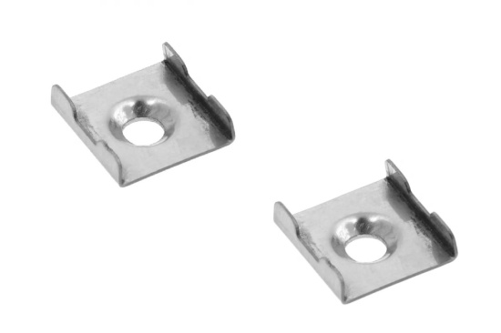 Metal bracket for mini GLAX surface profiles