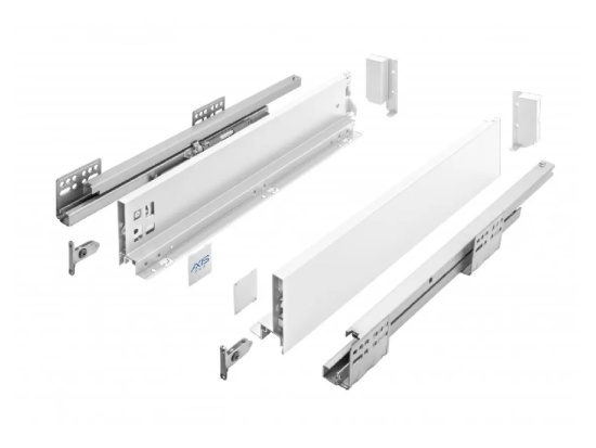 Slim Modern Drawer System - AXISPRO White